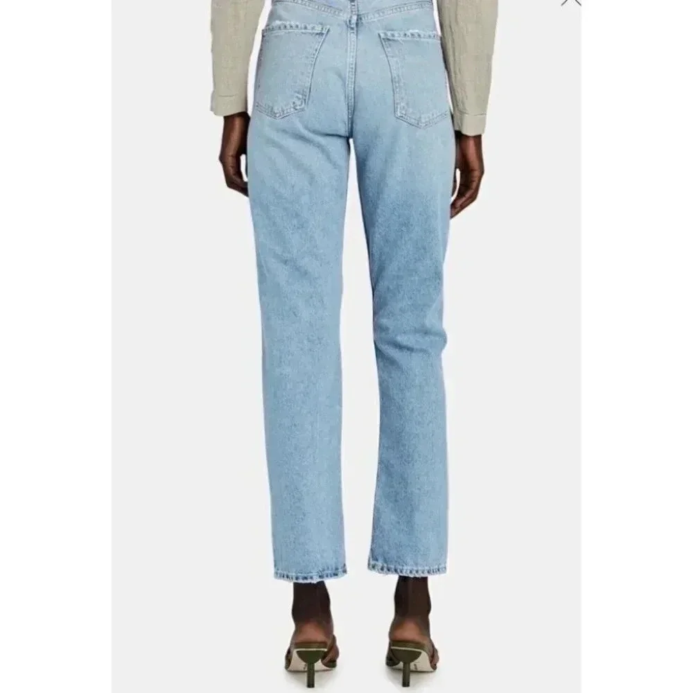 NWT Citizens of Humanity Charlotte High Rise Straight Leg Jeans Denim Blue 33